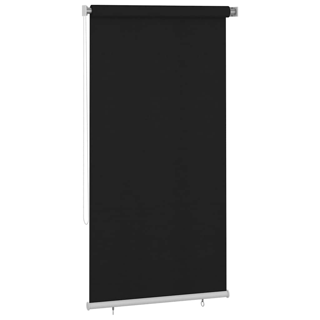 Outdoor Roller Blind 120 x 230 cm Black