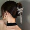 Заколка для волос с кисточкой и бабочкой, винтажная женская изысканная металлическая заколка в виде бабочки с изображением пришельца, модные аксессуары для волос для девочек