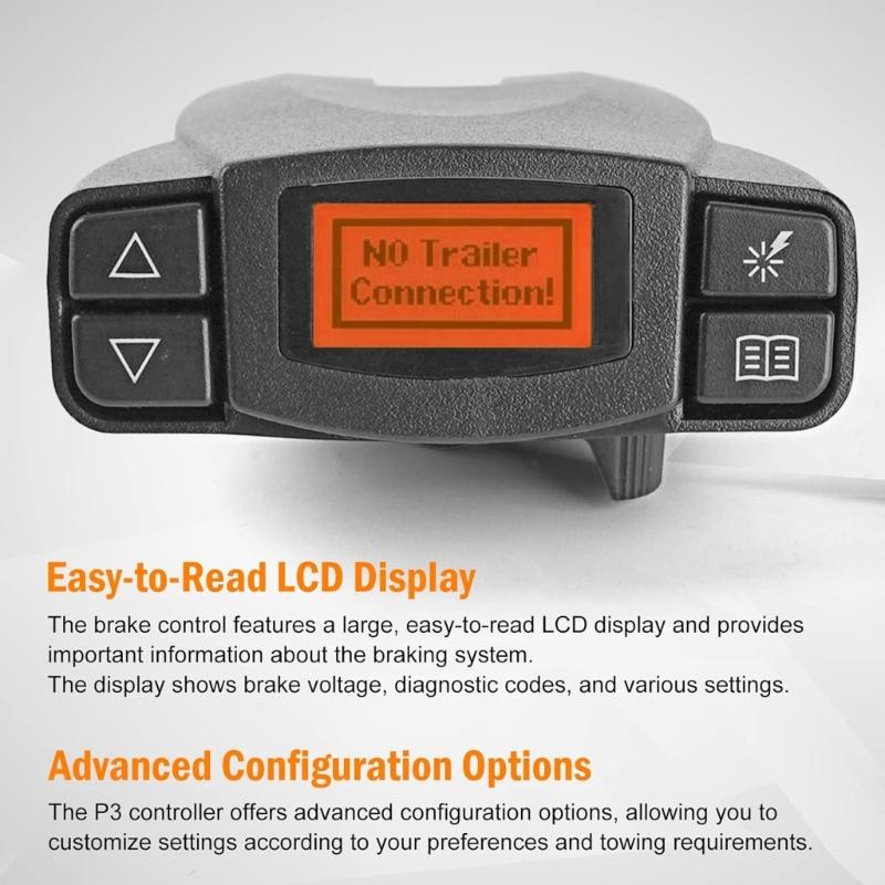 Контроллер тормозов грузовика для P3 90195 Электрический пропорциональный контроллер тормозов прицепа Блок контроллера тормозов Управление тормозом