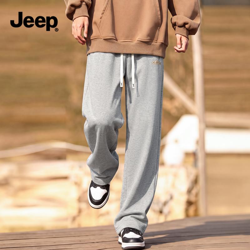 Jeep Men's Knitted Straight Leg Casual Pants