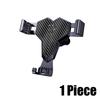 Carbon Fibre Gravity Mobile Cell Phone Stand Car Air Vent Mount Holder Support