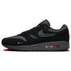 Air Max 1 Black University Красные мужские кроссовки антрацит FV6910-001