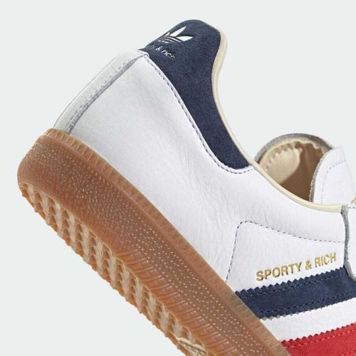 Sporty Rich adidas Originals Samba OG Облачно-белый Ночной индиго (Мужской) IH8338