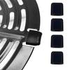 3/5/10 шт. Резиновые бамперы для аэрофритюрницы, подходят для Power Air Fryer, Crisper Plate, Запасные защитные крышки для аэрофритюрницы, сковороды-гриль