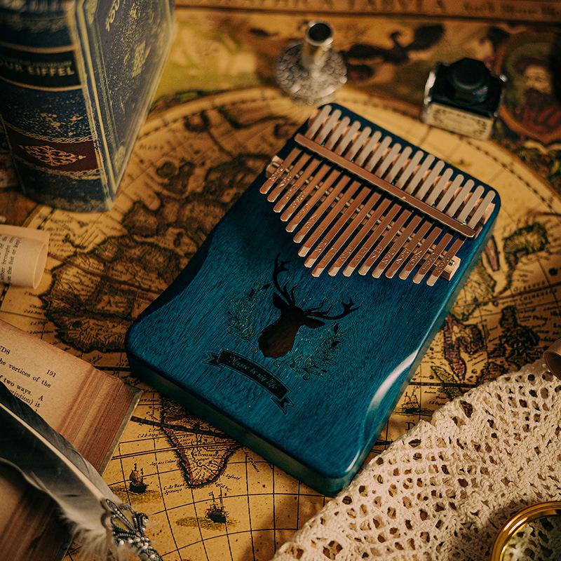 Деревянная калимба 17 клавиш музыкальная клавиатура для посвященных 21 клавиша калимба звуковая терапия портативные профессиональные инструменты пальчиковое пианино детский подарок
