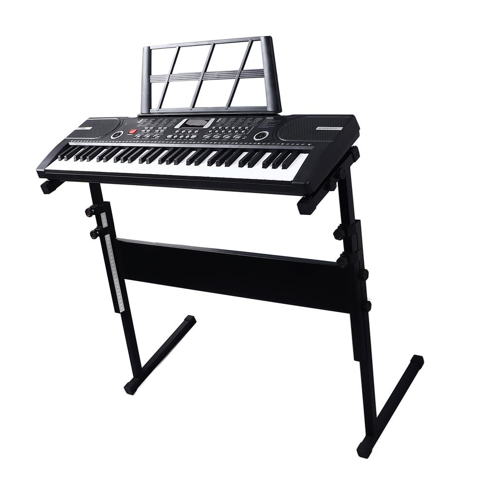 61 Keys Electric Piano Kit Kids Learning Electronic Keyboard with Stand and Microphone