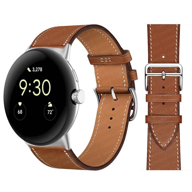 Кожаный ремешок для Google Pixel Watch Pixel Watch 2 Сменный ремешок для умных часов Браслет на запястье Браслеты Аксессуары для Pixel Watch