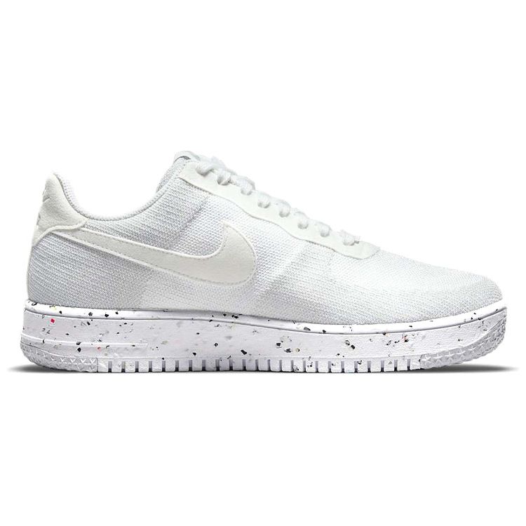 Nike Air Force 1 Crater Flyknit White Wolf Серые мужские кроссовки Sail DC4831-100