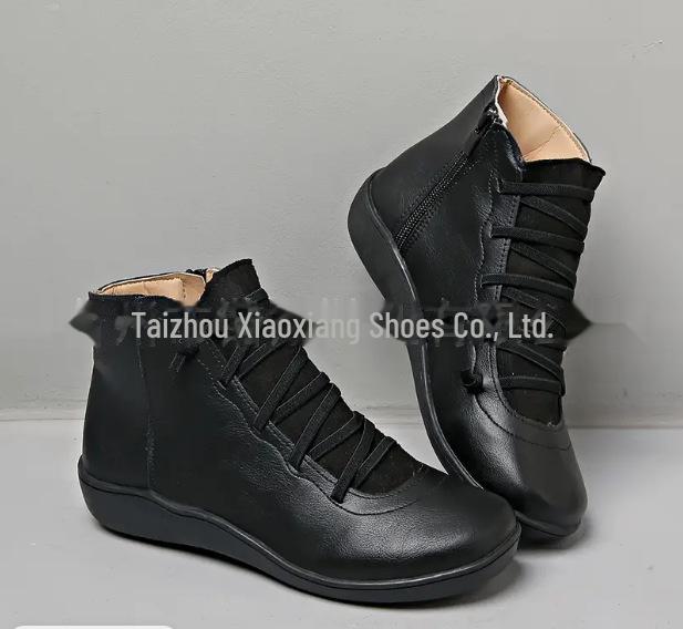 Женские короткие сапоги большого размера в европейском и американском стиле 2021 года