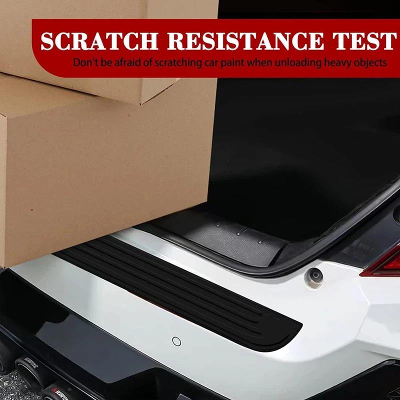 Rear Bumper Guard PVC Rubber Protector Strip Car Trunk Door Sill Plate Protector For XPeng P5 P7 P7+ G3 G6 G9 X9 MONA M03