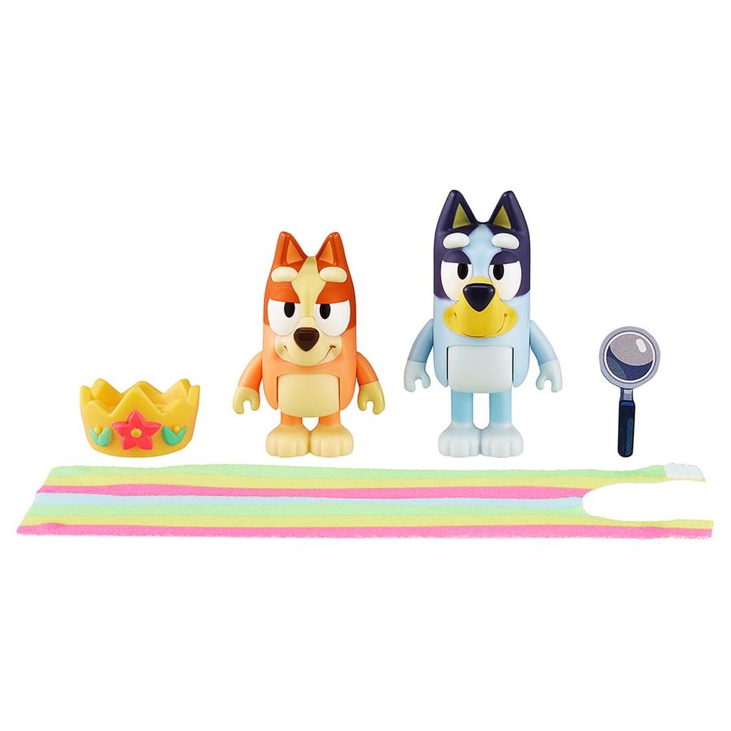 Takara Tomy Bluey Bluey Friendship Figure Set Queen Bingo and Bluey