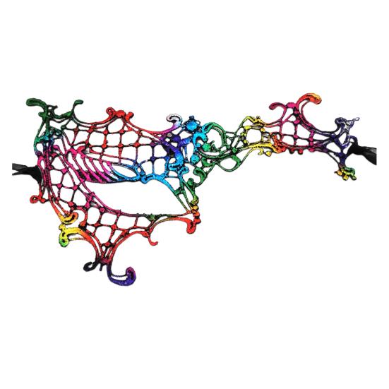 Women Sexy Lace Masque Venetian Half Face Masque Lady Girl One Eye Party Masque for Carnival Prom Masquerade Costume Parties