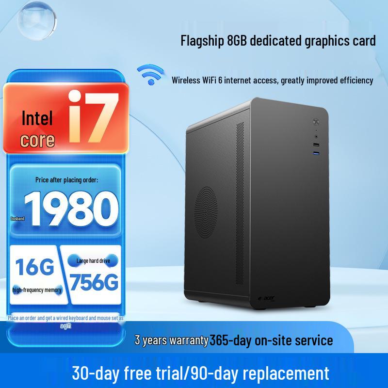 Настольный ПК Core i7 14-го поколения с дискретной графикой: Высокопроизводительный ПК для бизнеса, дома или игр