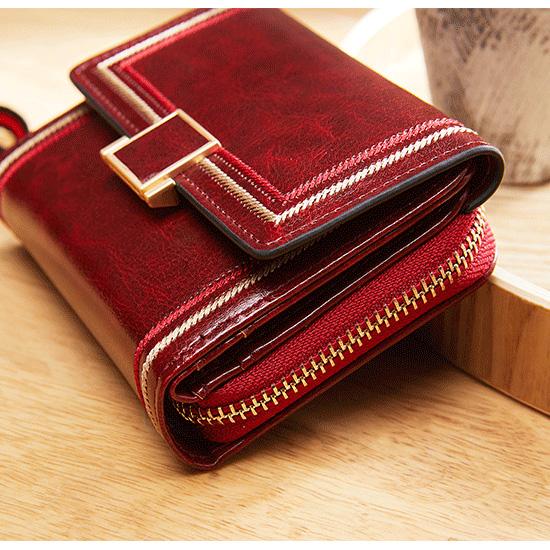Модный женский кошелек с карманом для монет, новые кожаные кошельки на молнии с застежкой, маленький кошелек, держатели для карт, кошелек для монет