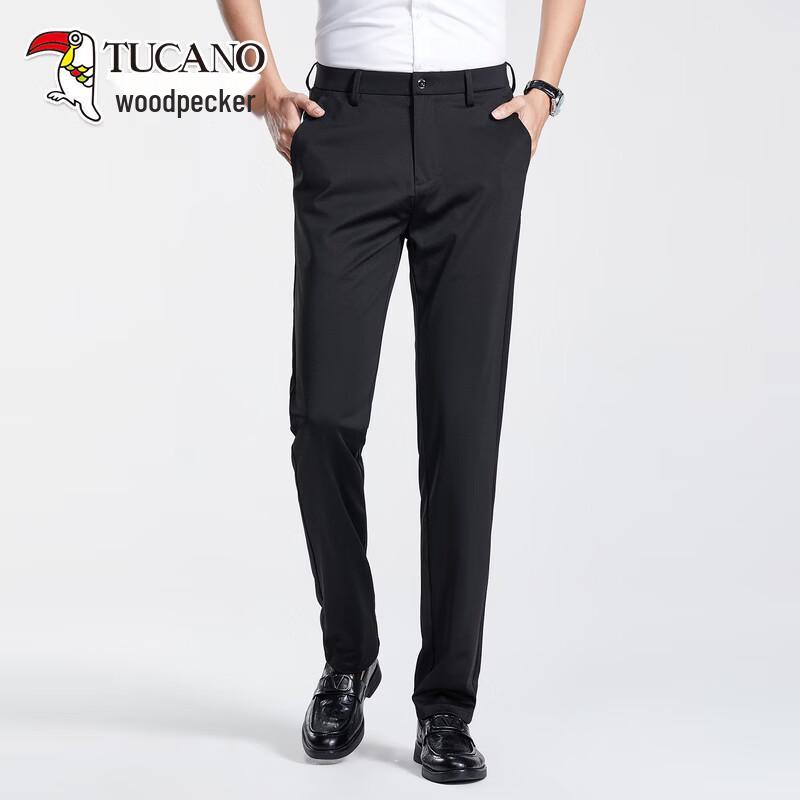 Tucano Мужские брюки-костюм прямого кроя в стиле business casual
