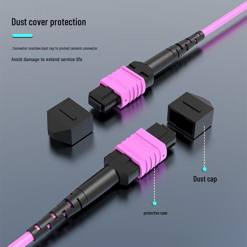 MPO-MPO OM4 Fiber Optic Patch Cable