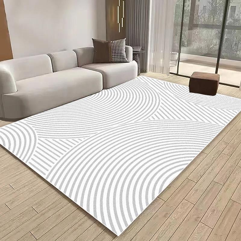 Современный простой ковер для гостиной, ковер для украшения большой площади, нескользящий коврик для спальни, ковер в стиле легкой роскоши, моющийся коврик для дивана и стола