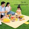 Утолщенный портативный коврик для пикника: Уличная, туристическая, походная, влагостойкая подушка-сиденье для парка.