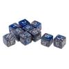 20Pcs Colorful 6 Sided Acrylic Dices 16mm Polyhedral Cubes Square Corner Dices