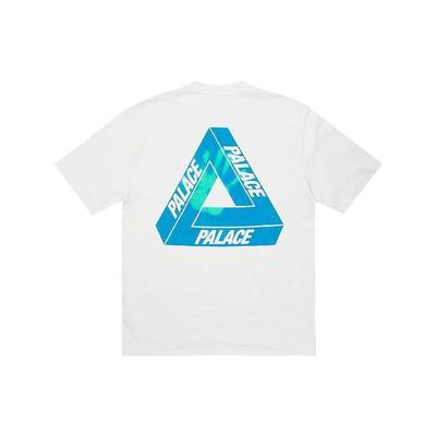 Palace Футболка Reacto Tri-Ferg, белые топы унисекс P24ES029