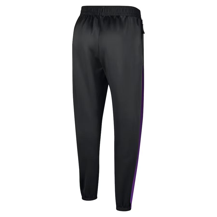 Nike НБА 2024/25 City Edition Los Angeles Lakers Showtime Зауженные брюки с логотипом на шнурке, удобные повседневные брюки унисекс FZ0053-010