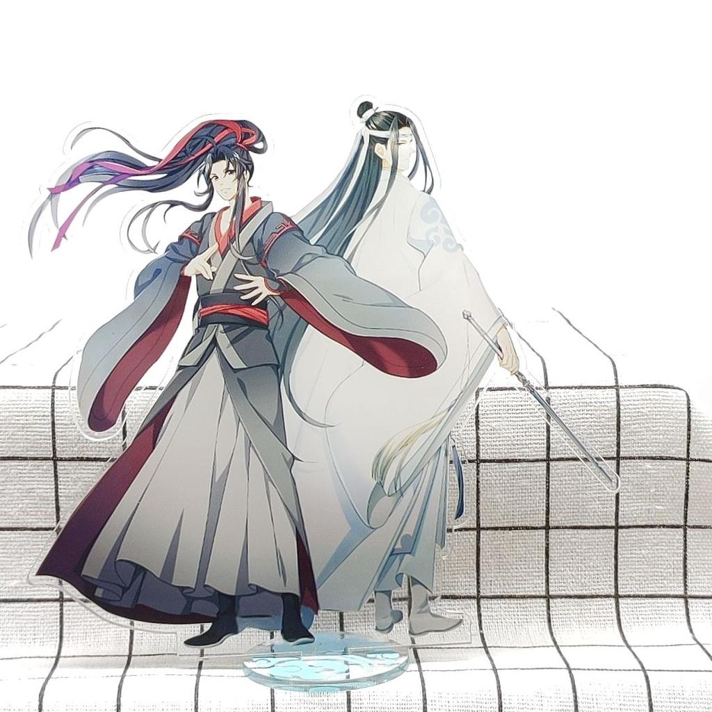 1 шт. Mo Dao Zu Shi, акриловая фигурка-подставка, экшн-игрушка, Grandmaster of Demonic Wei Wuxian Lan Wangji, стоячая тарелка, украшение для рабочего стола