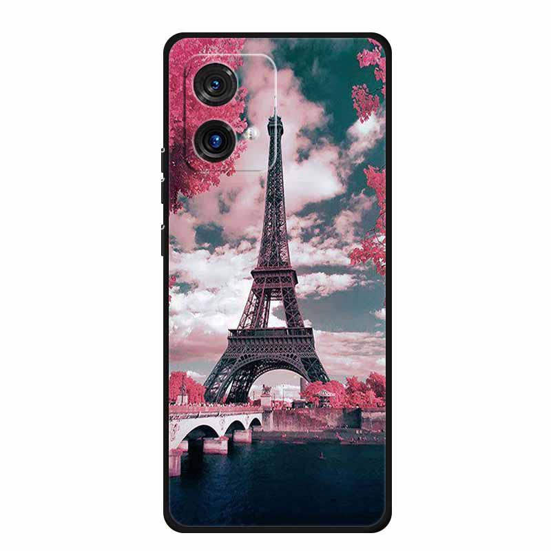 Для Motorola Moto G84 G54 5G Чехол Модный Мягкий Силиконовый Чехол из ТПУ Чехлы для Телефона для Moto G54 MotoG84 2023 Оригинальный Новый Тигр Capa