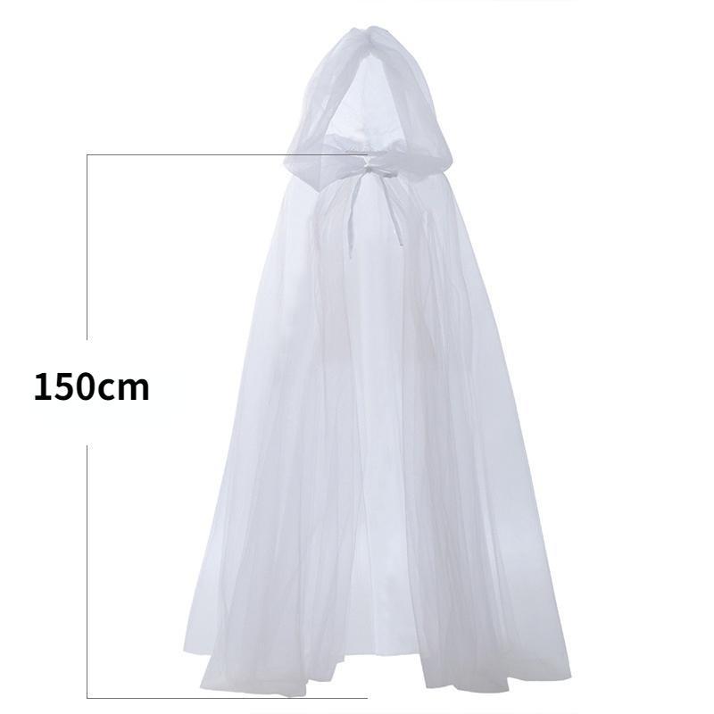 Женщины Мужчины Сетчатая накидка с капюшоном Плащ Верхний халат Свадебное нарядное платье Свадьба