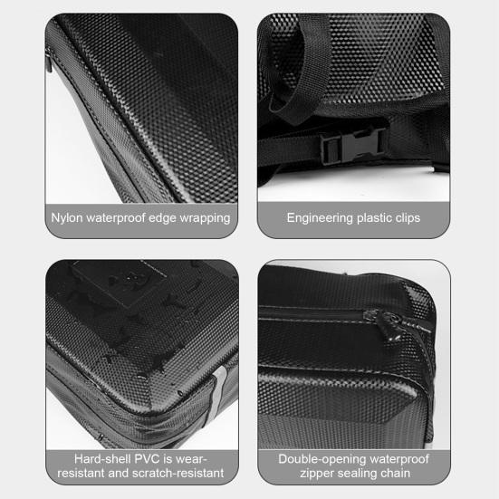 Сумка для мотоцикла на спинку 9 л, большая вместимость, водонепроницаемая, светоотражающая, для езды на велосипеде по шоссе, горному велосипеду, сумка-органайзер для хранения электровелосипеда сзади