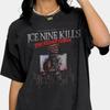 Горячая Распродажа Ice Nine Kills The Silver Scream Футболка Рок-группы Мужская Женская С Круглым Вырезом Новинка Свободная Повседневная Оверсайз Топ Уличная Одежда Хип-Хоп Летняя Новая Футболка