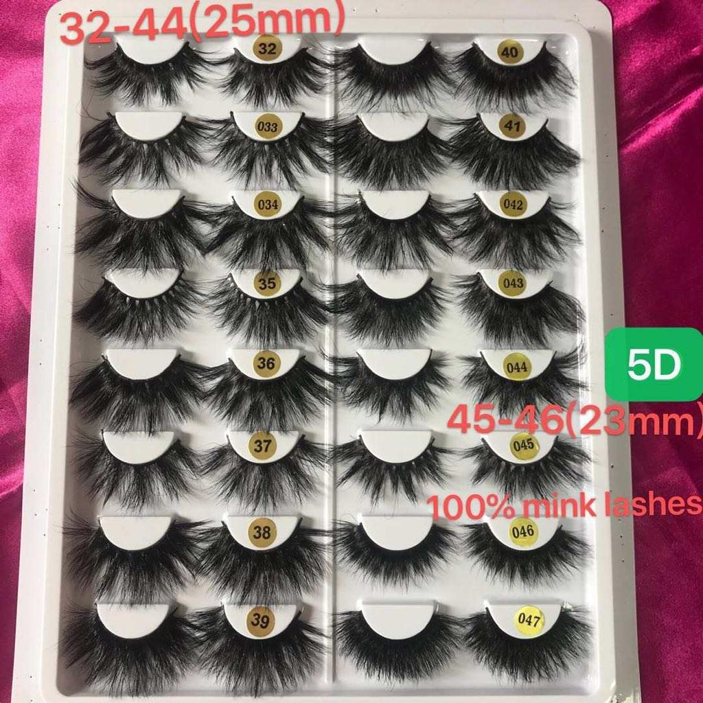 100% Real Mink Free Custom Sample 3d Mink Lashes Eyelashes Vendor Cruelty Lashes