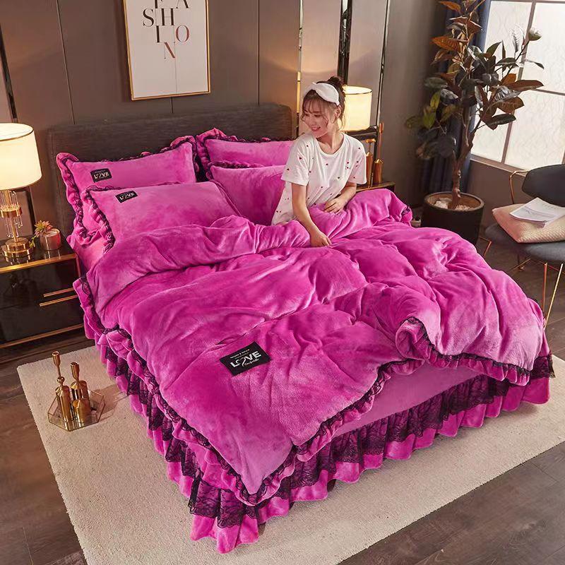 Размер King/Queen Size/полноразмерный пододеяльник, комплект наволочек из плотного хлопка, простое постельное белье для спальни, высокое качество