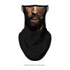 Sun Blocking Mask Riding Motorcycle Face Towel Retro Skull Face Mask Hanging Ear Breathable Quick-Drying Outdoor Half Helmet Scarf Sets