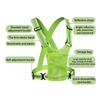 Elastic Cycling Reflective Vest with Phone Pouch Cycling Safe Jacket  Running Gear