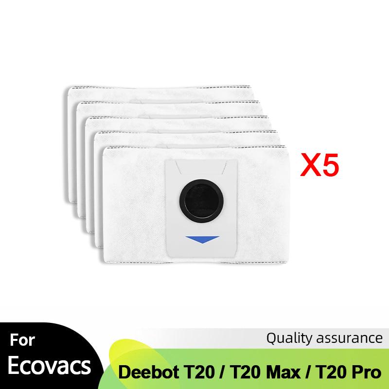 For ECOVACS Deebot T20 Omni / T20 Max / T20 Pro Vacuum Cleaner Accessories Main Side Brush Mop Cloth HEPA Filter Dust Bag Parts