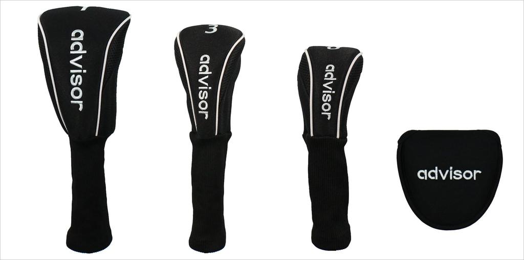 Advisor Club Set 11 Pieces R With Caddy Bag Carbon Shaft For Black RX-1 (1W, 3W, UT, I#5-9, PW, SW, Putter) Flex Wood/iron Left-handed