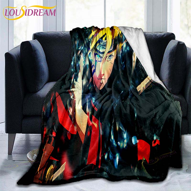 Одеяло с рисунком Наруто, пододеяльник для дивана, дорожное постельное белье, фланелевое одеяло, покрывало