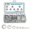 Набор из нержавеющей стали 80-580 шт. - Набор плоских шайб с индивидуальным ящиком для хранения - Разные размеры (М2-М10) для винтов болтов,