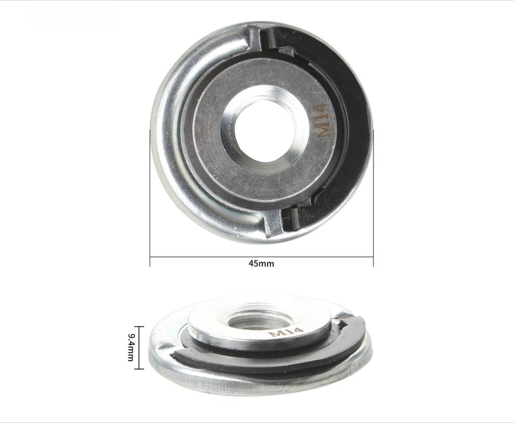 Xiaomi Quick Release Locking Nut Replace Clamping Power Chuck Tools Parts 1PC Angle Grinder M14 Thread Inner Outer Flange Nut Set