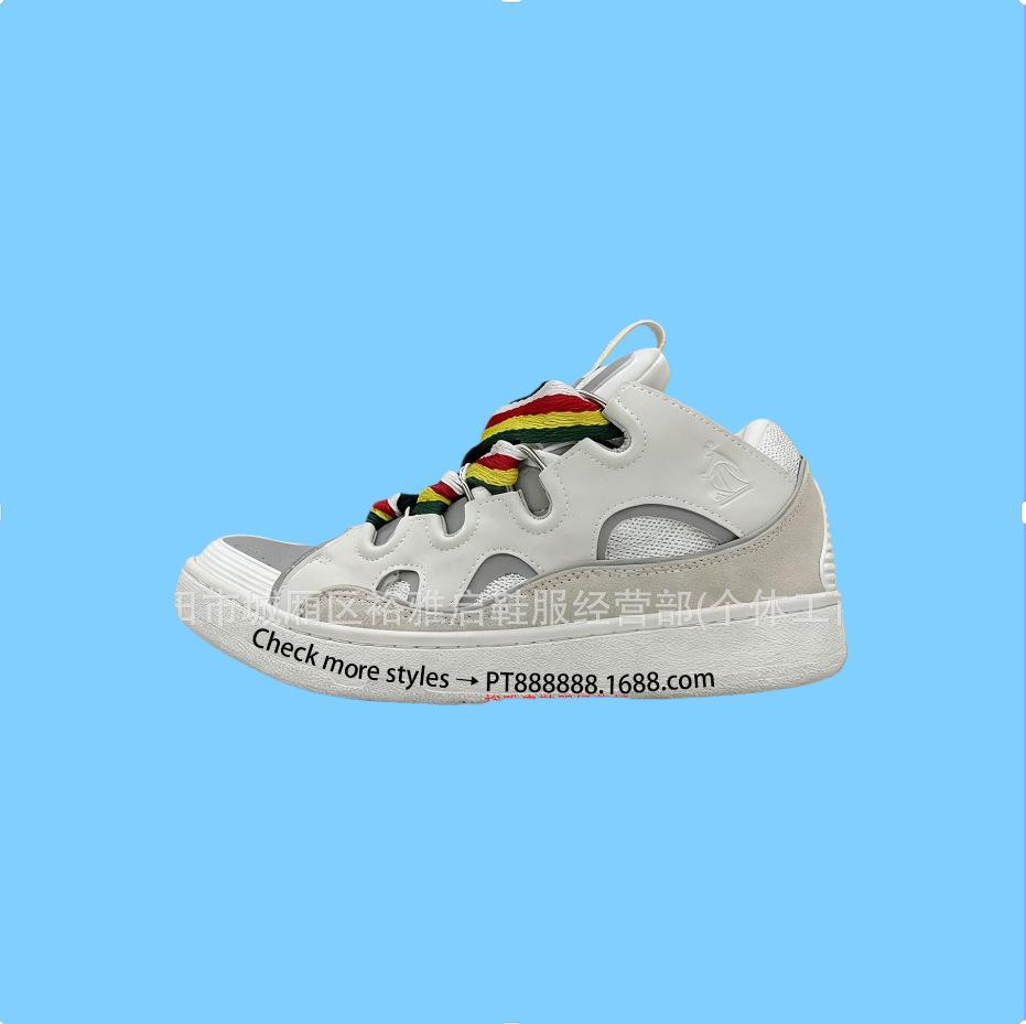 Cambodia Vietnamese HighHeeled Classic Dad Bag Shoes PlatformSoled LaceUp Comfortable Old Flower Skateboard Shoes