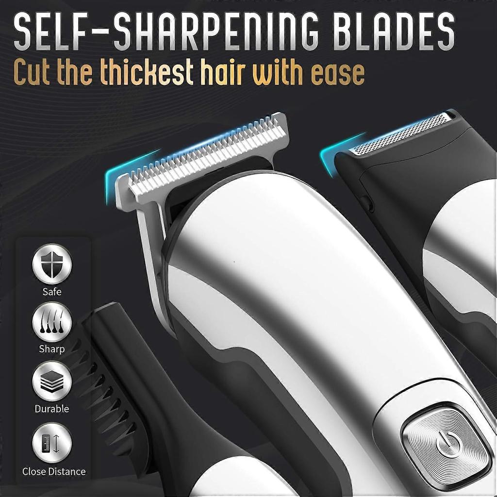 Beard Trimmer for Men, Waterproof Electric Razor for Nose, Body, Face & Mustache, Cordless Hair Clippers Shavers Grooming Kit, Gifts for Men Husband