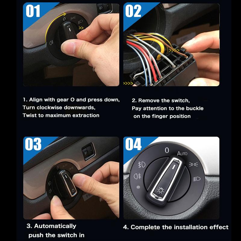 Датчик автоматического переключателя фар Для VW Beetle Passat B5 B7 Transporter T5 Tiguan jetta MK6 Golf 4 6 Аксессуары Автоматический