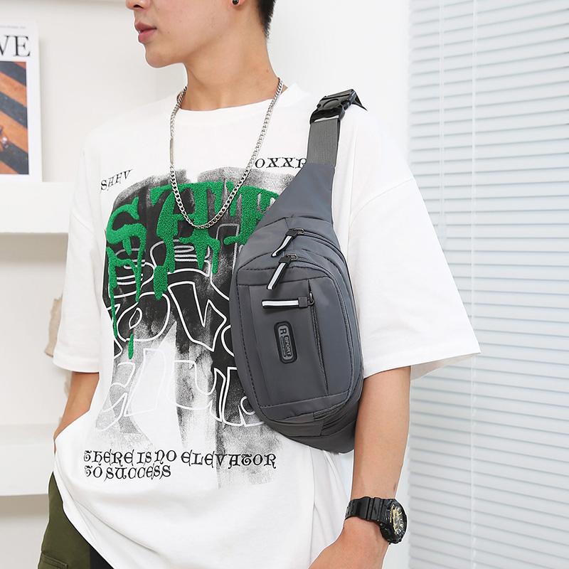 Men Nylon Fanny Waist Packs Unisex Fit Waistpack Mobile Sports Outdoor Running Anti Theft Ultra Thin Invisible Waist Bag
