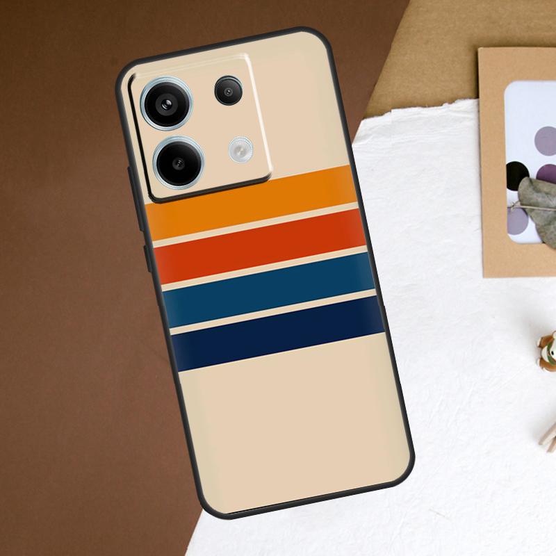 Retro Stripes Aesthetic Vintage Phone Case For Redmi Note 12 13 Pro Plus 9 10 11 Pro 9S 10S 11S 12S Redmi 10C 12C 13C Cover