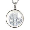 Цветок Жизни Цветок Жизни Божественная Геометрия Цветок Жизни Кристалл Подвеска Верхняя часть Серебро 925