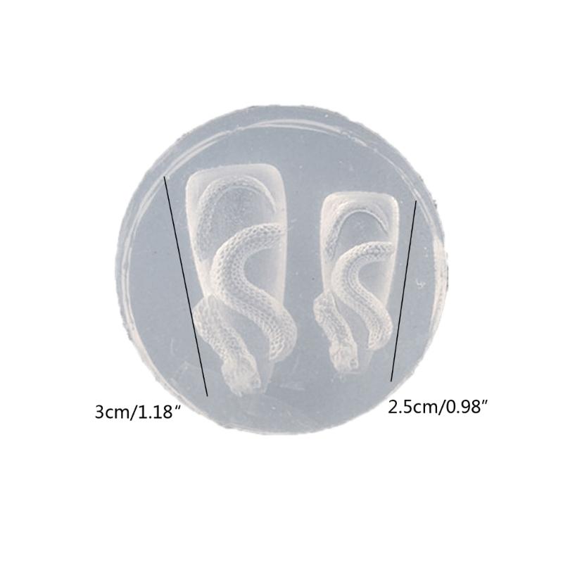 Силиконовые формы для дизайна ногтей, инструменты для самостоятельного изготовления ногтей, формы для резьбы по ногтям в виде дракона/змеи, силиконовый материал для украшения ногтей