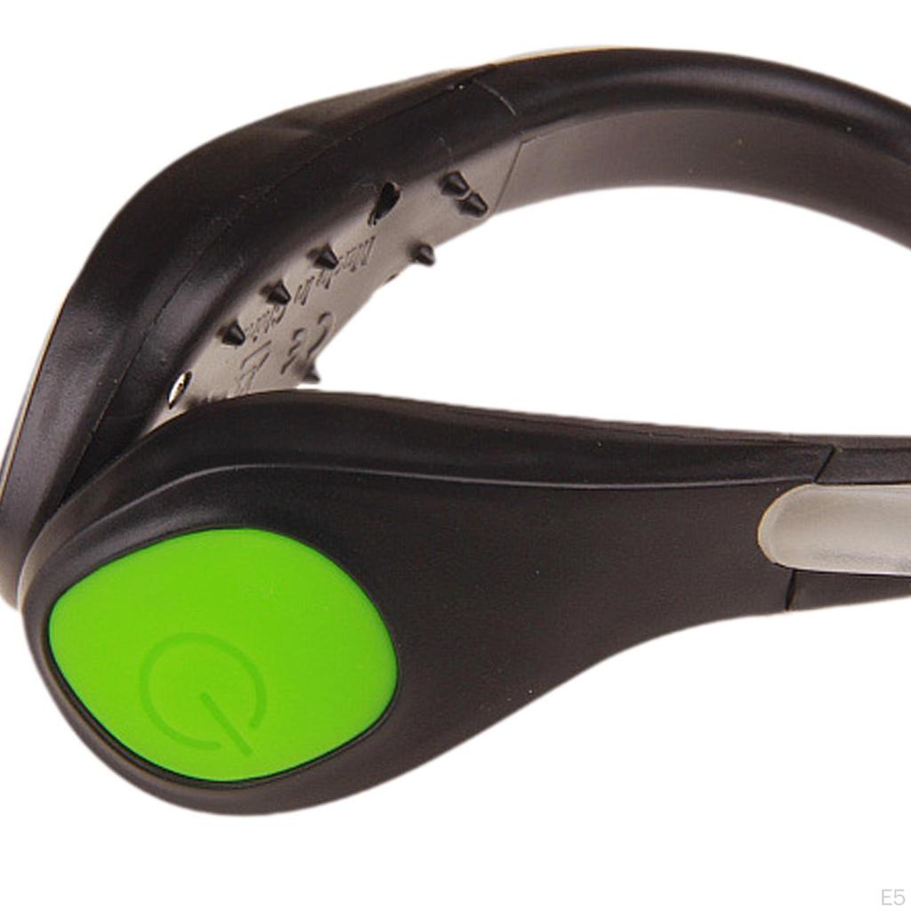 Светодиодный светильник с зажимом для обуви, 2 режима, аксессуар, вспышка, ночное предупреждение безопасности, подсветка на открытом воздухе