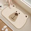 Коврик для ванной комнаты с противоскользящим покрытием, шелковое кольцо для туалета, противоскользящий коврик, водонепроницаемый коврик для туалета, душевой комнаты, ванной