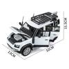 Большой внедорожник Land Rover Defender в масштабе 1/18, внедорожная модель из сплава, литая игрушечная машинка для коллекции, симуляция, звук, свет, подарки на День защиты детей