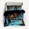 Fashion Novel Duvet Cover Set Flying Dragon Print Bedding Set Soft Comfortable Washable Microfiber Duvet Cover For Bedroom